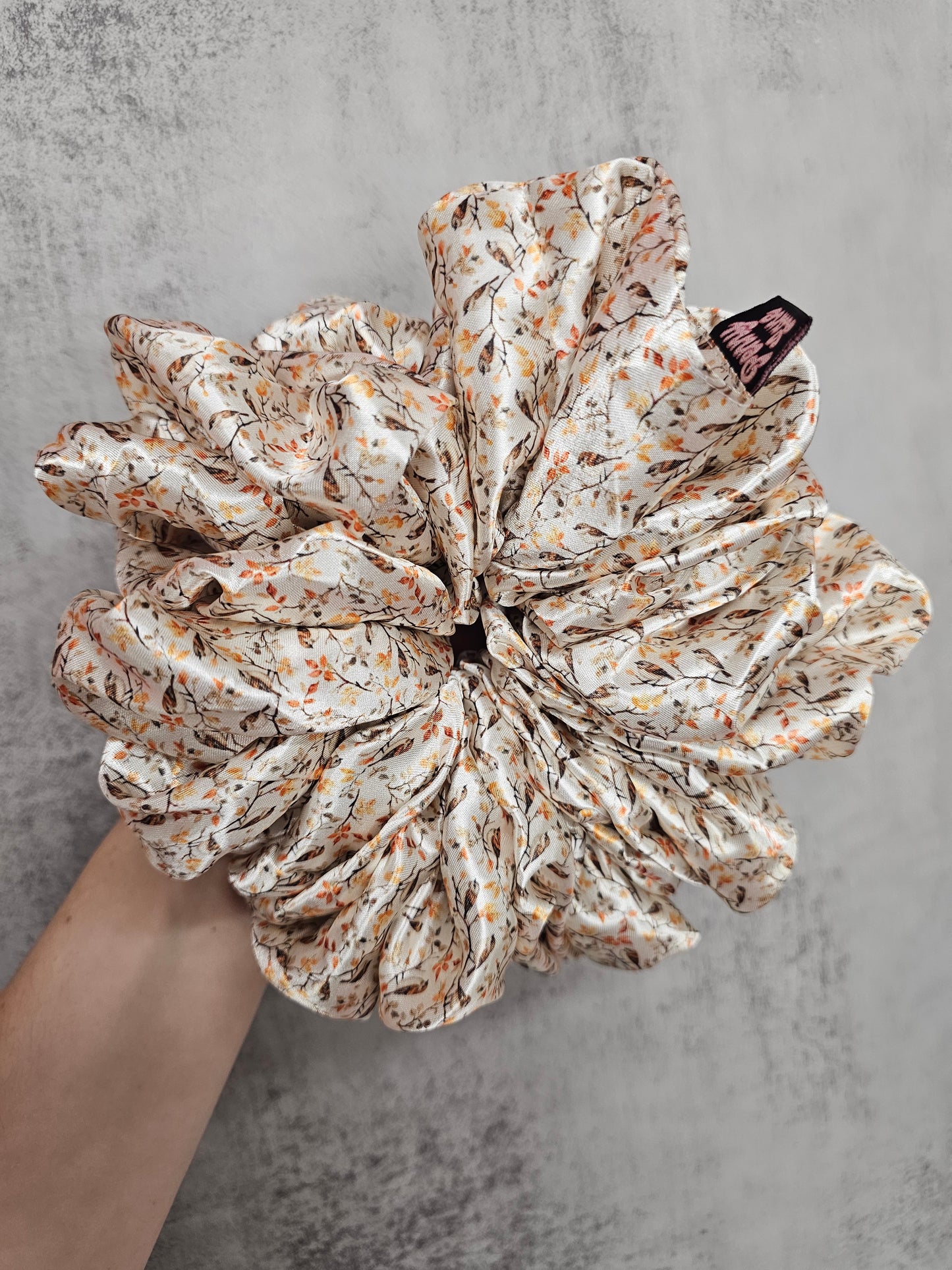 Lil Robins JUMBO hair scrunchies.