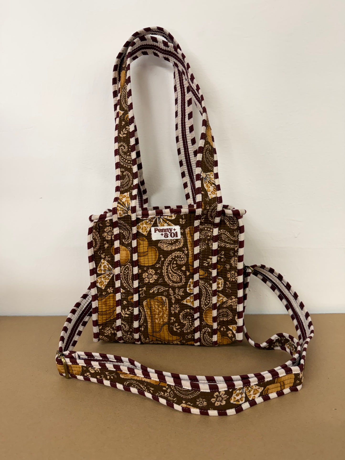 Cow girl Mini Tote Bag - Penny & Ol