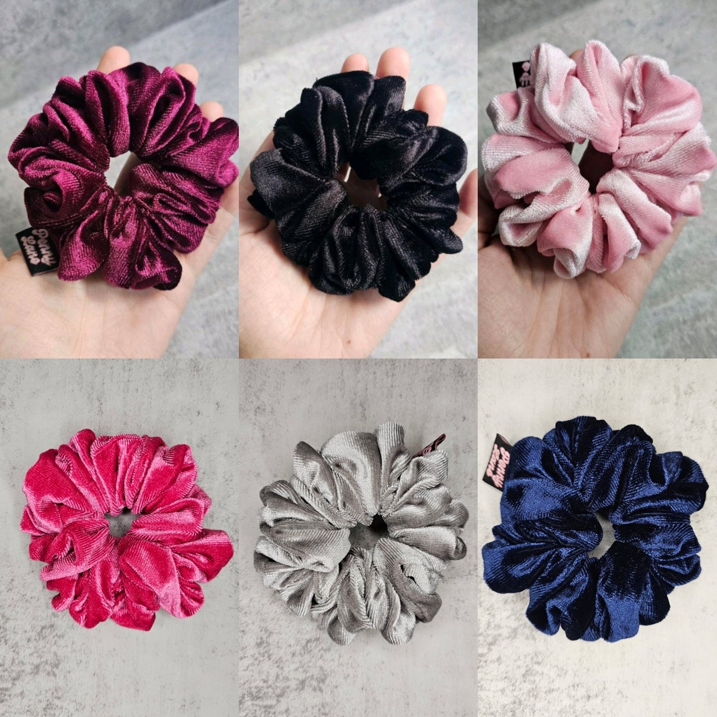 Velvet Midi scrunchies