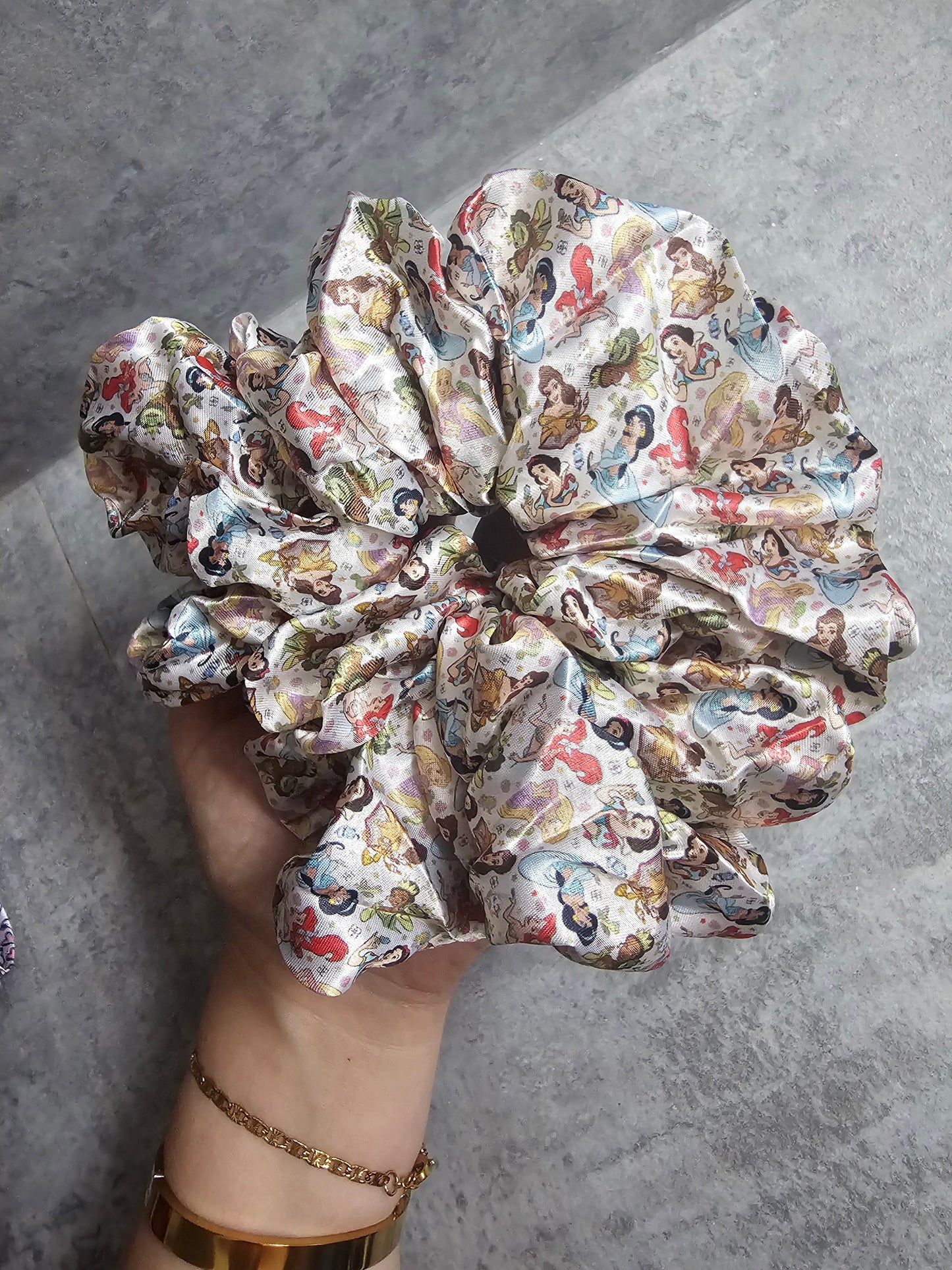 Princess girls XL satin scrunchie