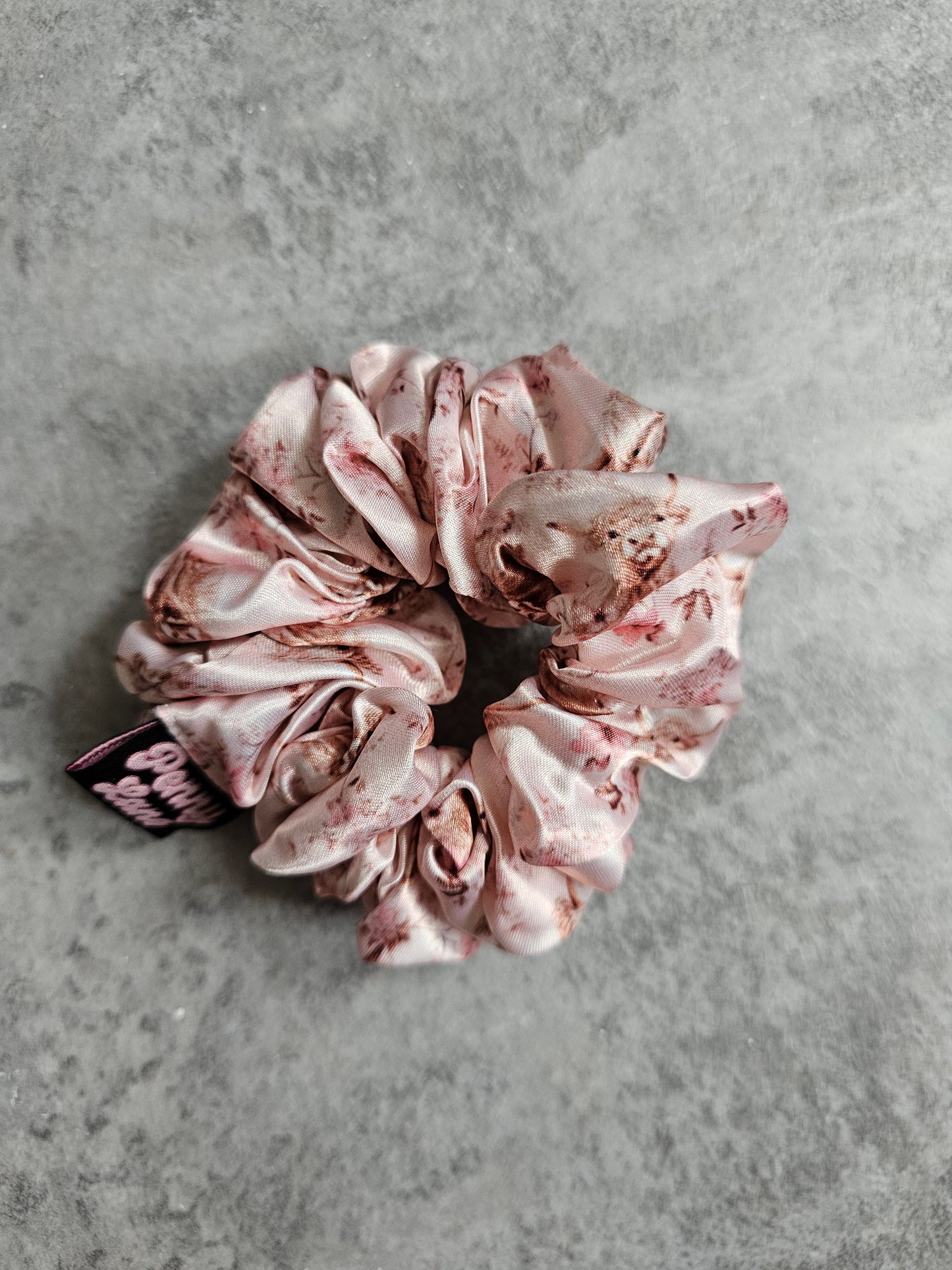 Pink Highland Cow Midi Scrunchie