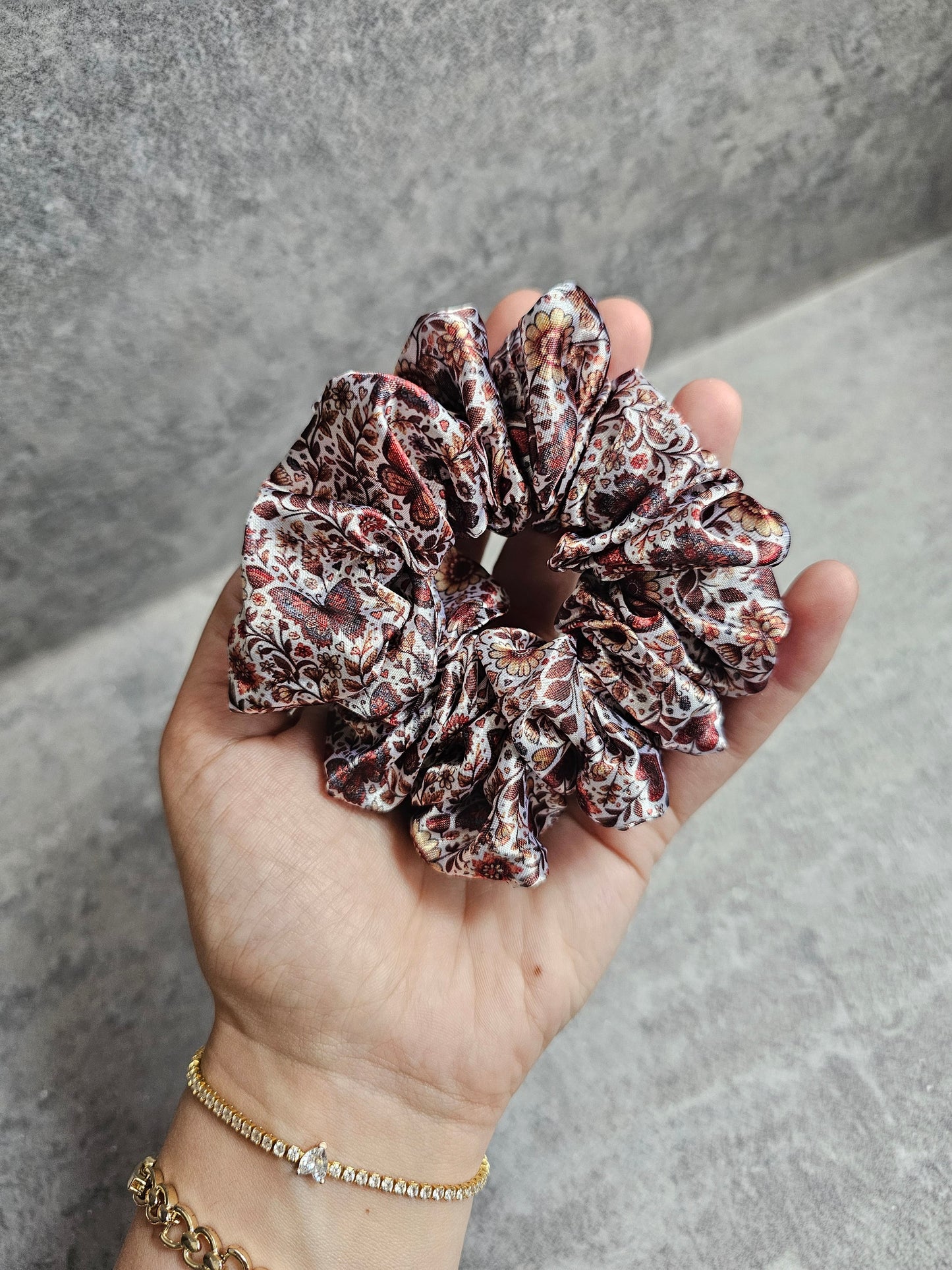 Autumnal Butterflies Midi Scrunchie