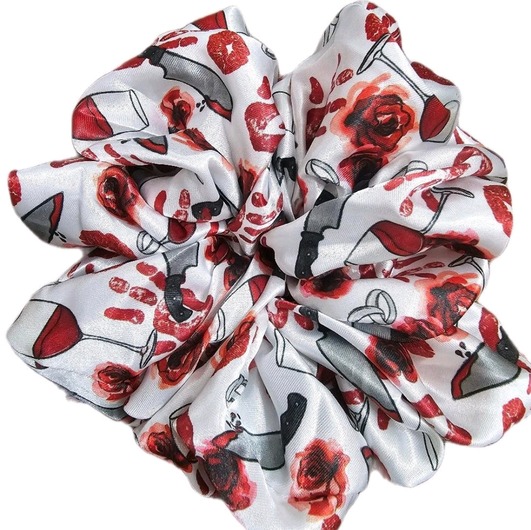 Serial Lover XL Satin Hair Scrunchie