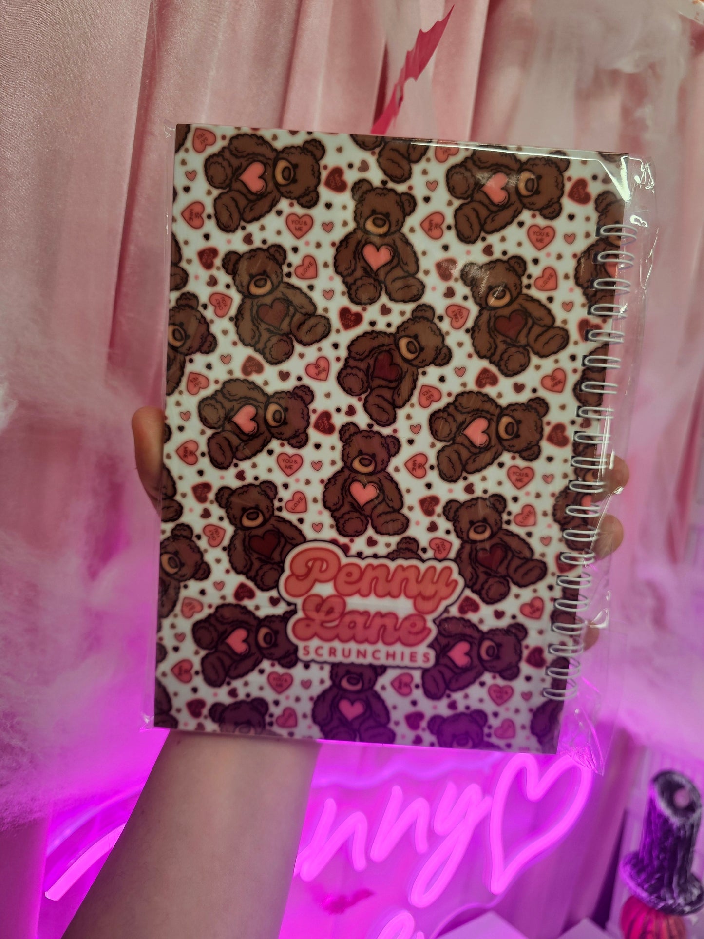 Teddy Love Notebook.