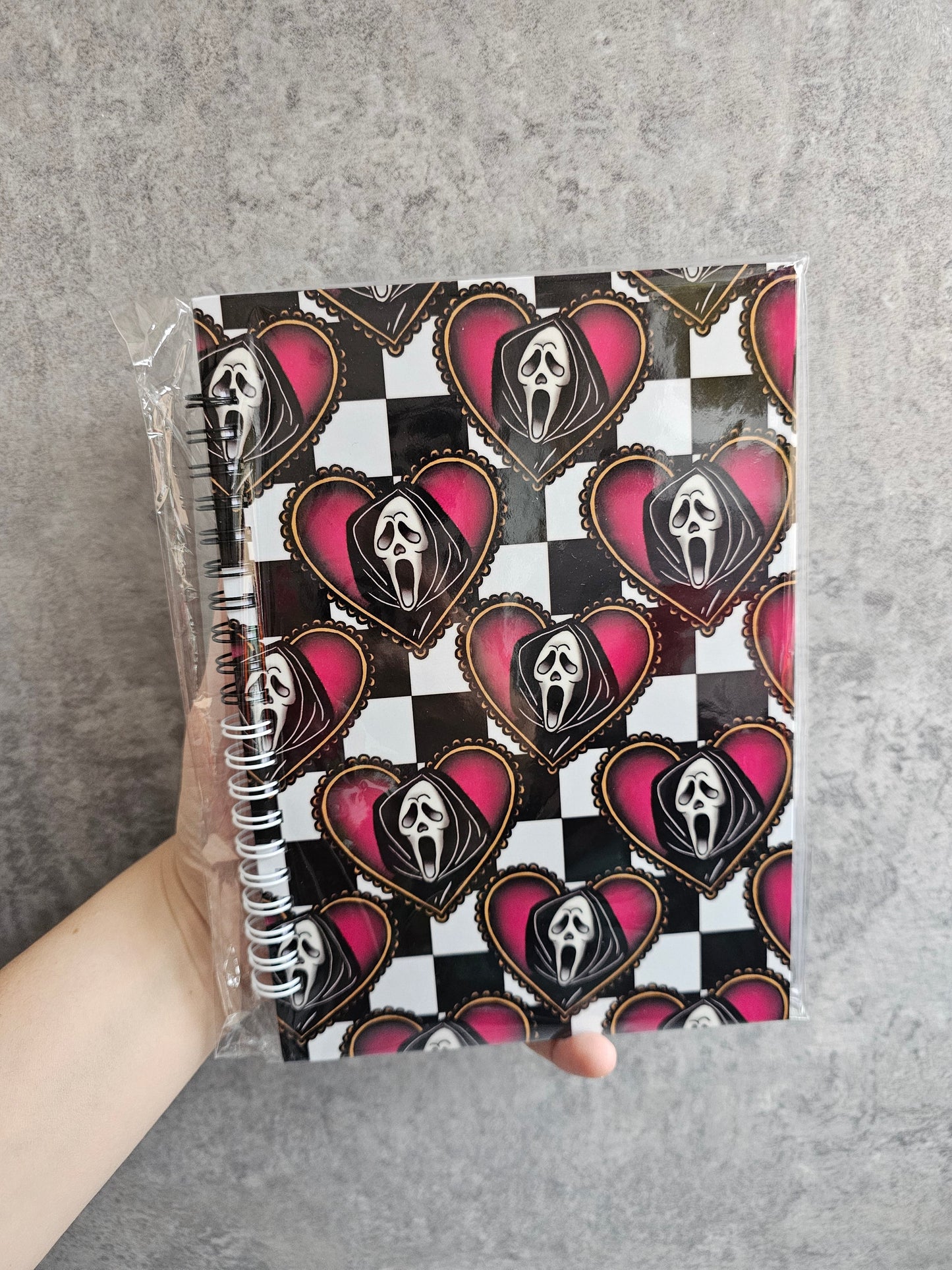 Ghosty Face Notebook.