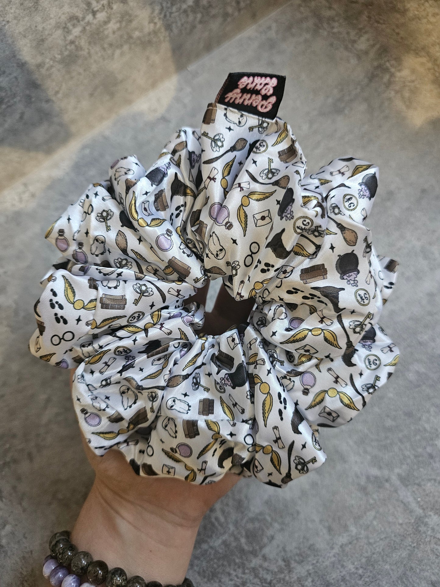 You're A Wizard XL Satin Hair Scrunchie