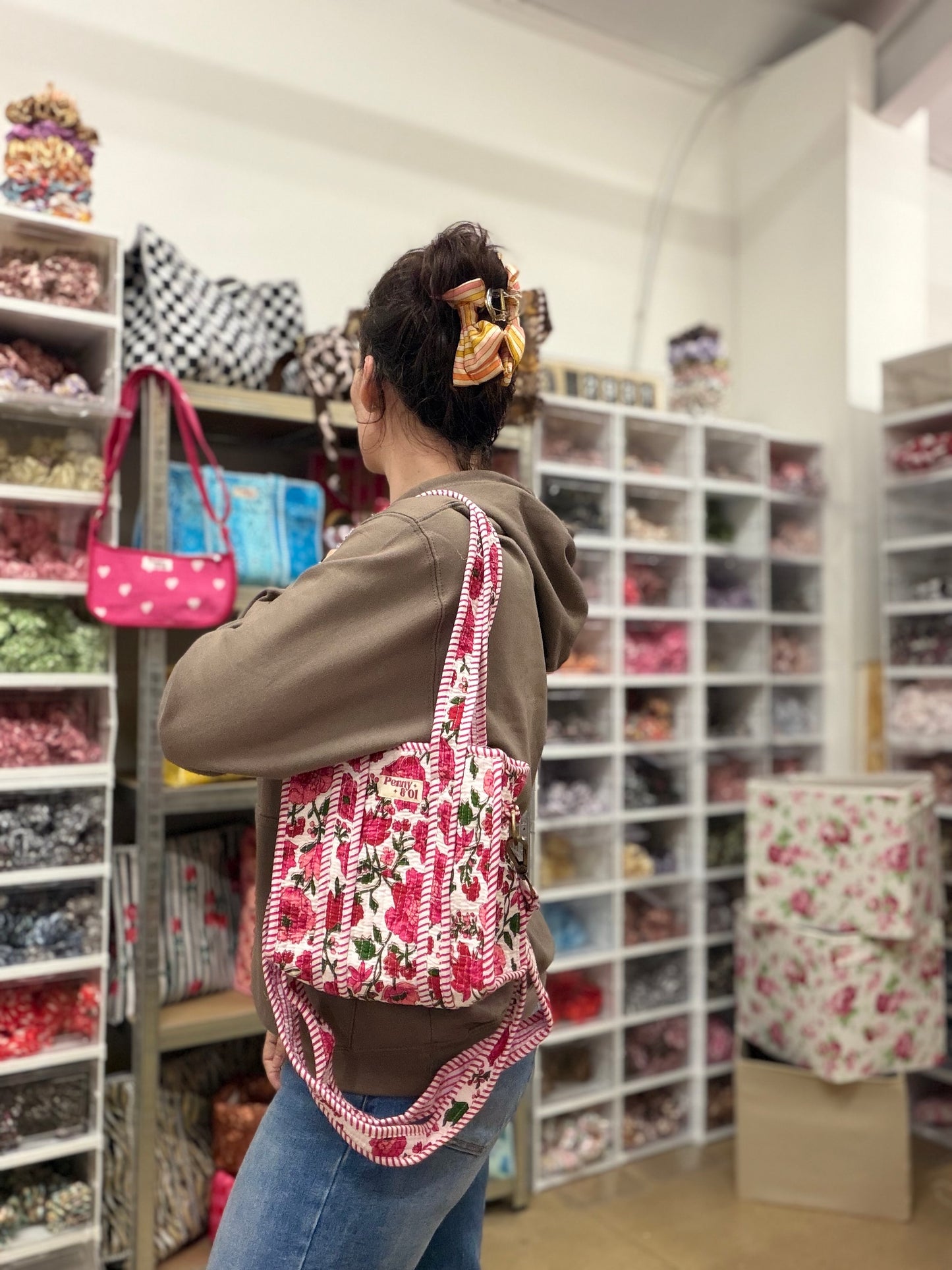 Summer Floral MINI Tote Bag - Penny & Ol