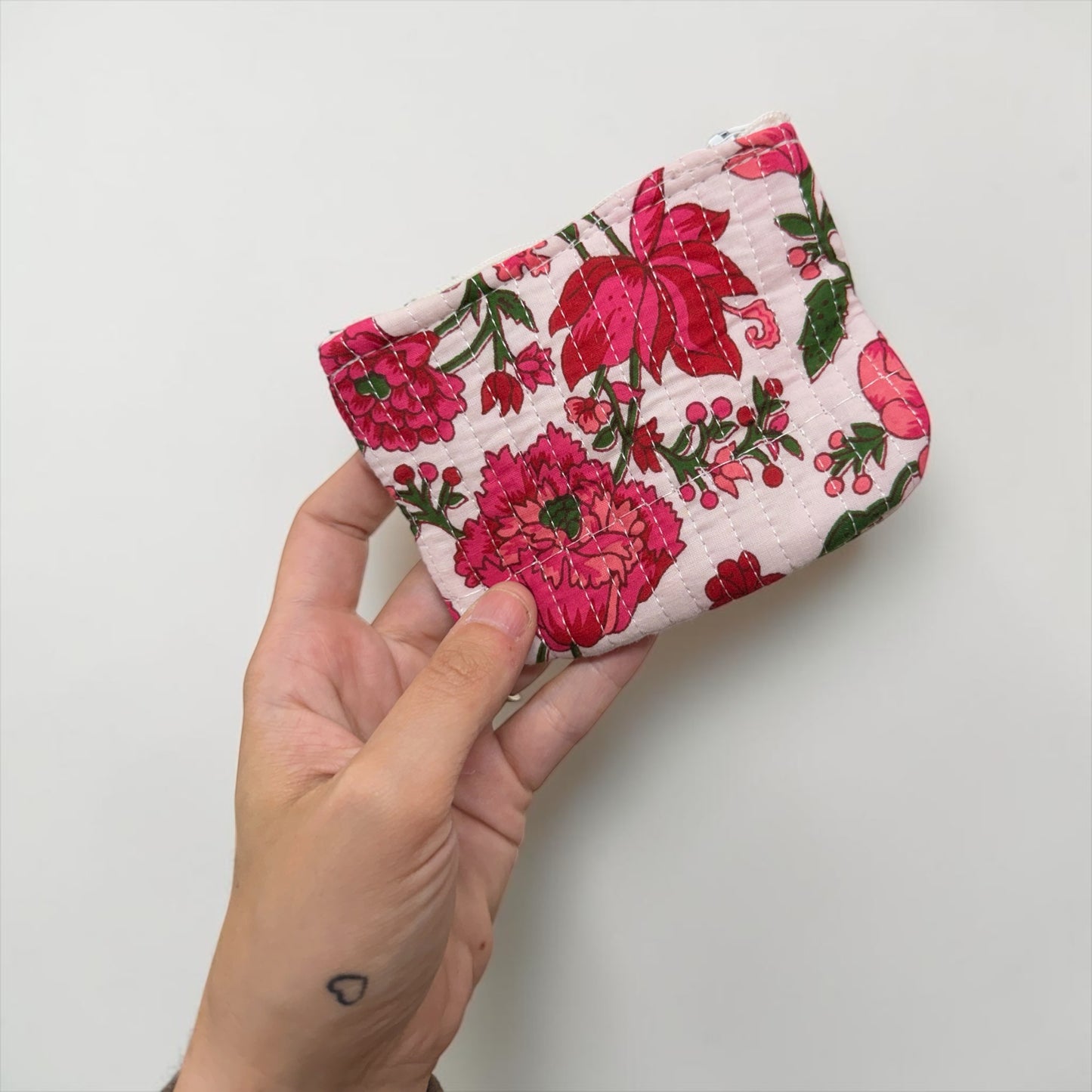 Summer Floral Mini Zip Purse - Penny & Ol