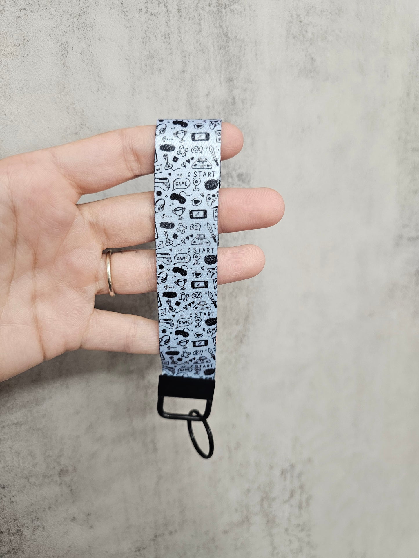 Gamer Wristlet Keyring