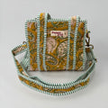 Mustard Paisley, Stripe Lining MINI Tote Bag - Penny & Ol