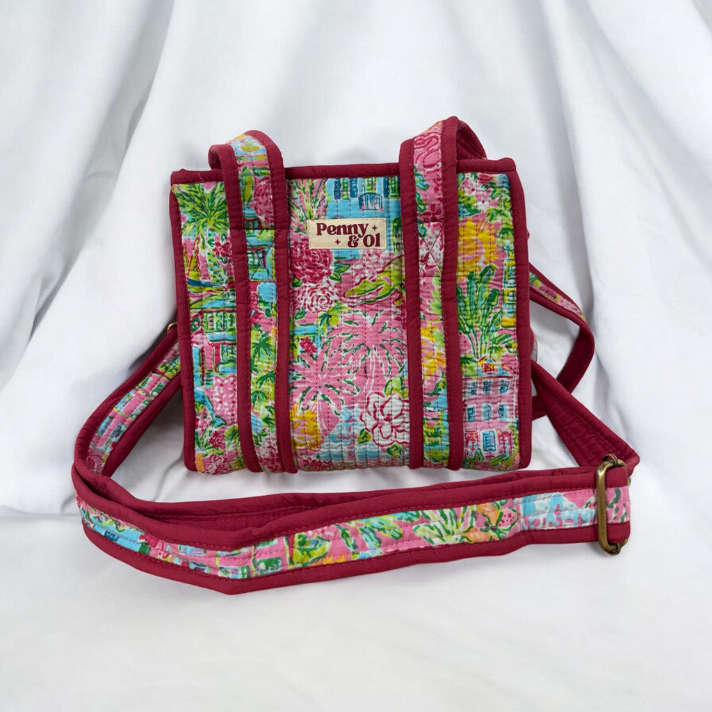 Summer village Mini Tote Bag - Penny & Ol.