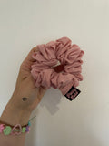 Dusky Pink MIDI Workout Hair Scrunchie
