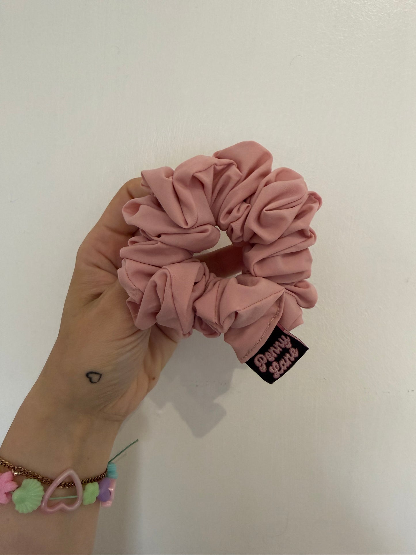 Dusky Pink MIDI Workout Hair Scrunchie