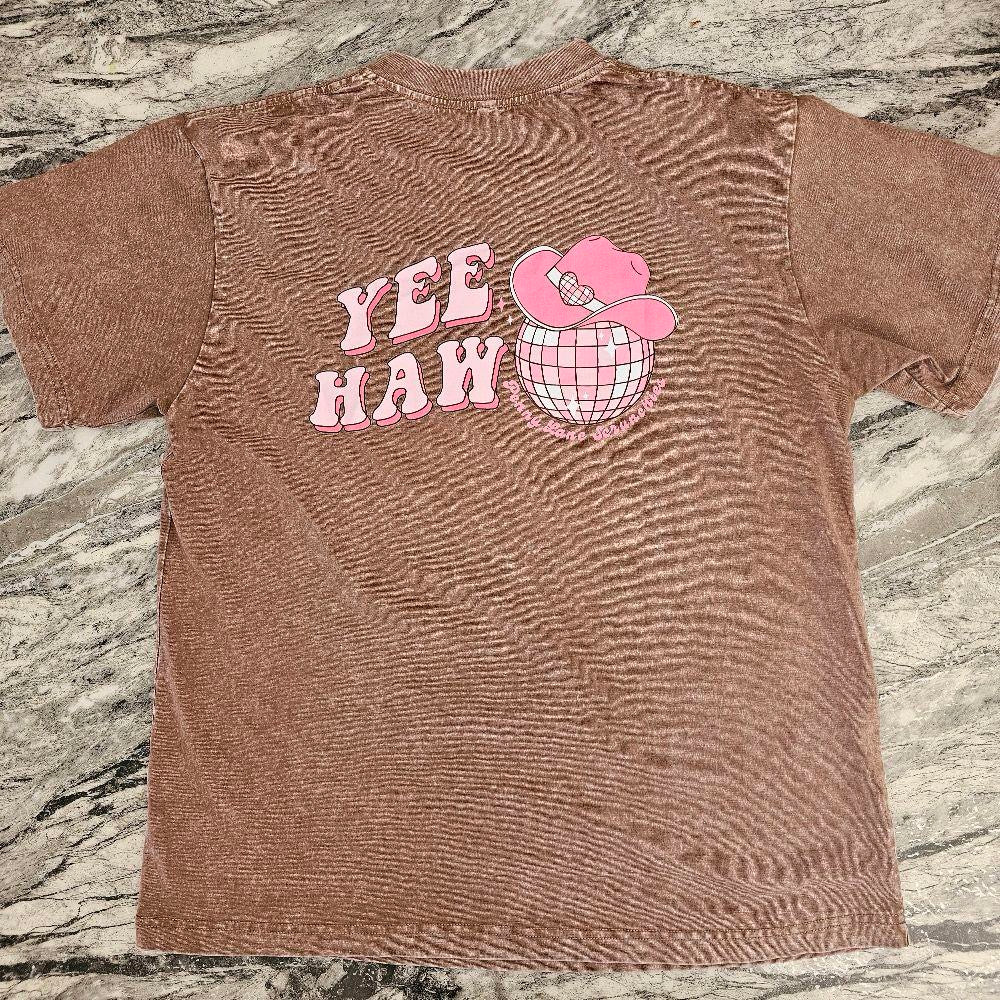 Cowgirl Oversized T-Shirt, 100% cotton acid wash tshirts. Penny Lane Scrunchies Exclusive tshirt