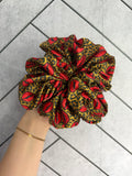 Leopard Lips XL Satin Hair Scrunchie