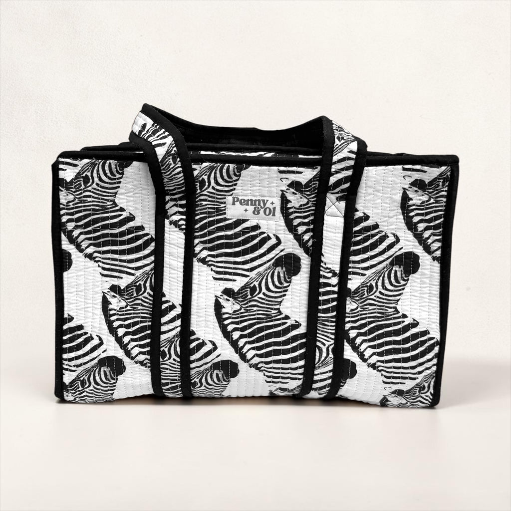 Zebra MEDIUM Cotton tote bag