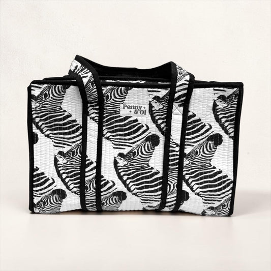 Zebra MEDIUM Cotton tote bag