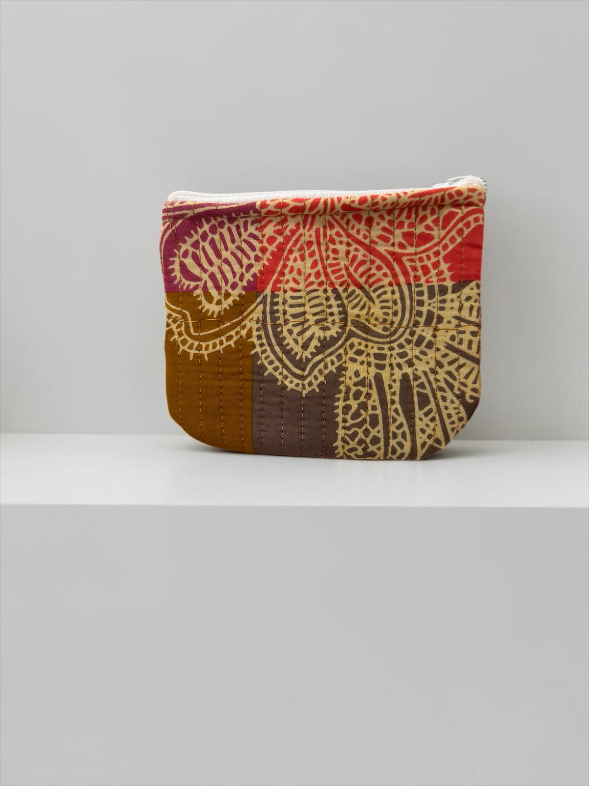 Autumn Patchwork Mini Zip Purse - Penny & Ol