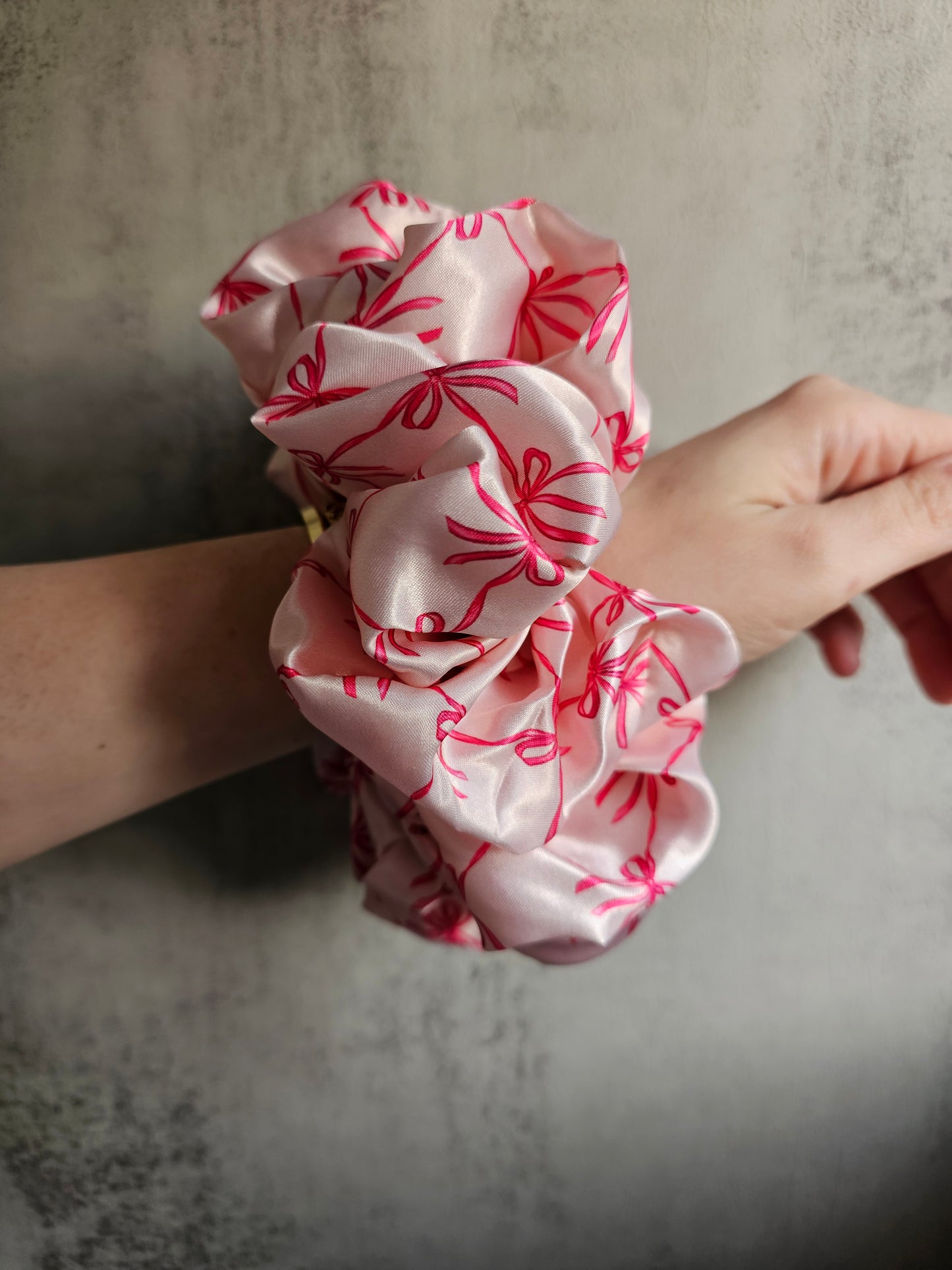 JUMBO hair scrunchies.