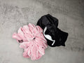 Zipper Velvet XL Hair Scrunchie.
