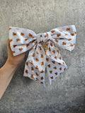 Teddy Bear Hair Bows, Penny Lane Scrunchies Custom Hair Bows