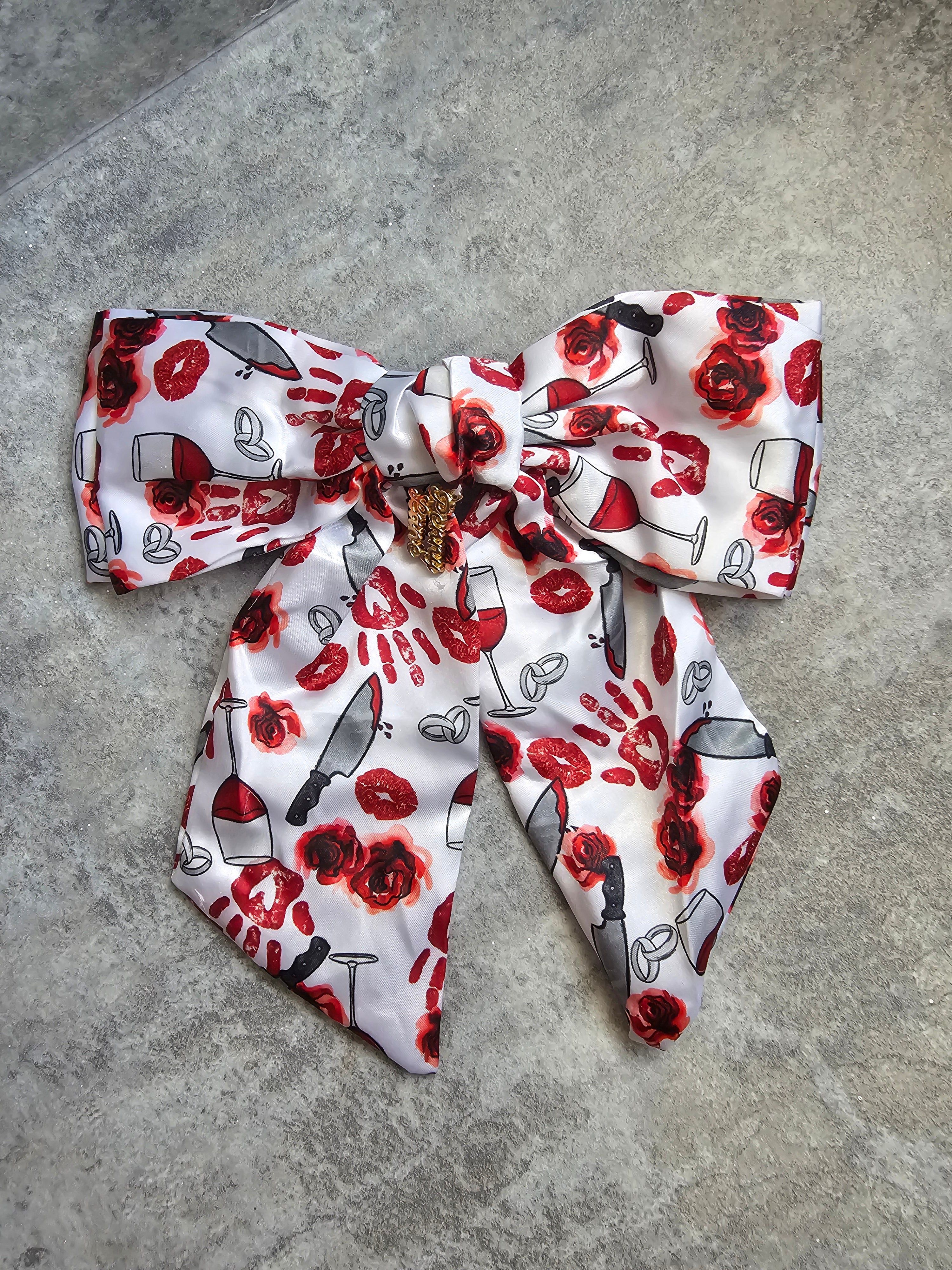 Serial Lover Hair Bows, Penny Lane Scrunchies Custom Hair Bows