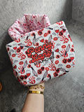 Embroidered zip pouches - SERIAL LOVER