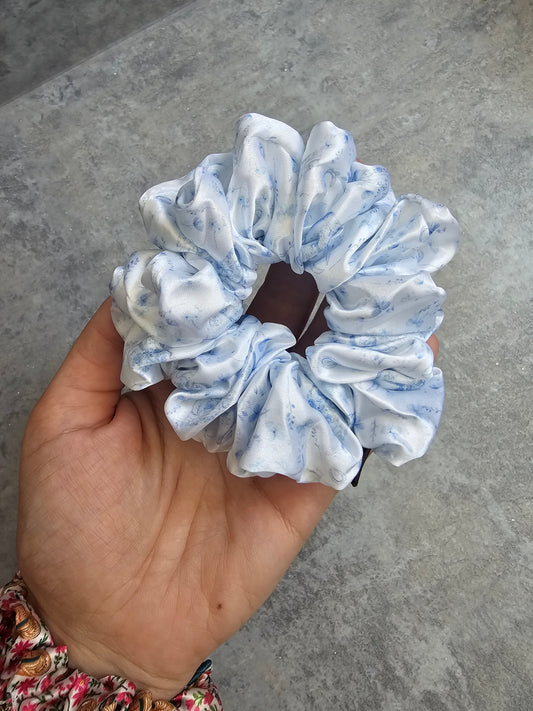 Dainty Blue Cowgirl Midi Scrunchie