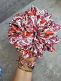 Girly Cowgirl JUMBO hair scrunchies.