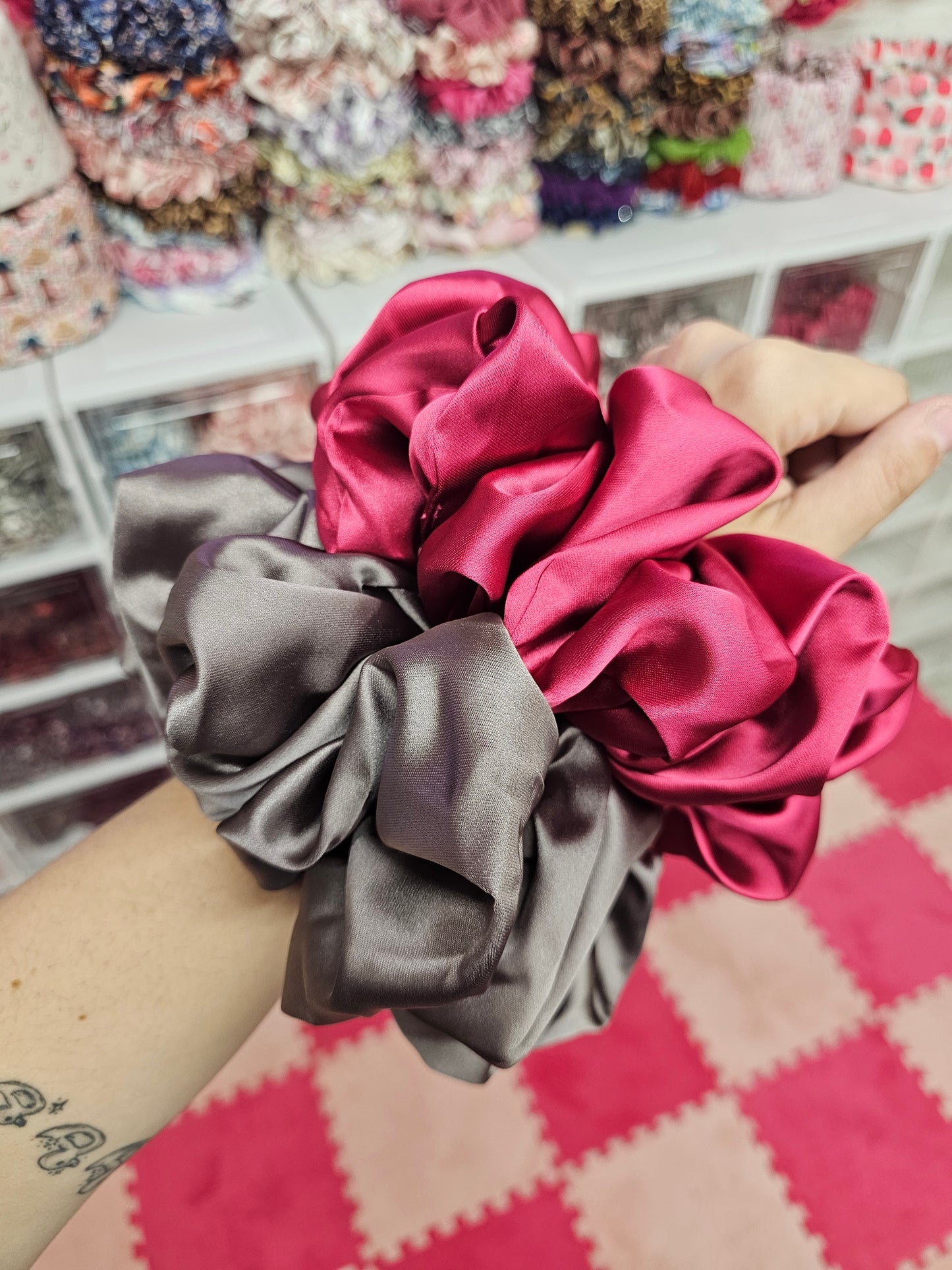 Luxury Satin JUMBO Hair Scrunchie
