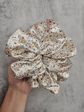 Mushroom Meadow XL Satin Hair Scrunchie