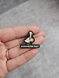 Is this gluten free duck Pin Badge