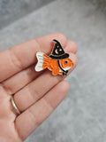 Wizard gold fish Pin Badge