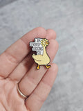 I am severely judging you Pin Badge