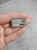 Trur crime book club Pin Badge