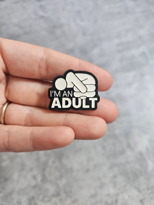 Im an adult Pin Badge