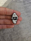 Reyt spooky ghost , shoe charm