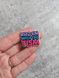 Rizz em with the tism, shoe charm