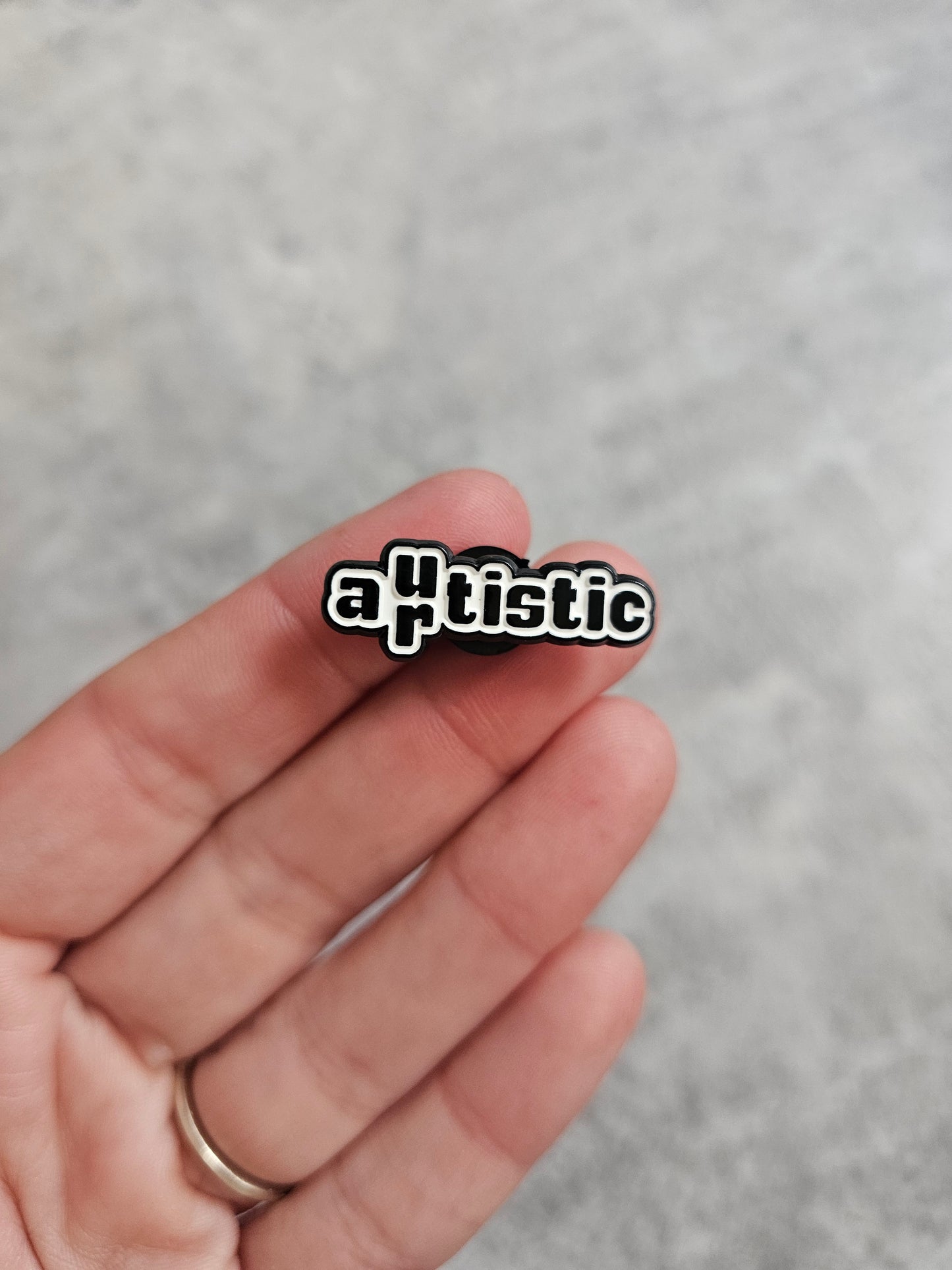 Autistic, Artistic Pin Badge