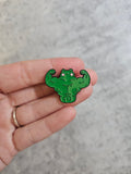 Muscle frog Pin Badge, funny gift idea