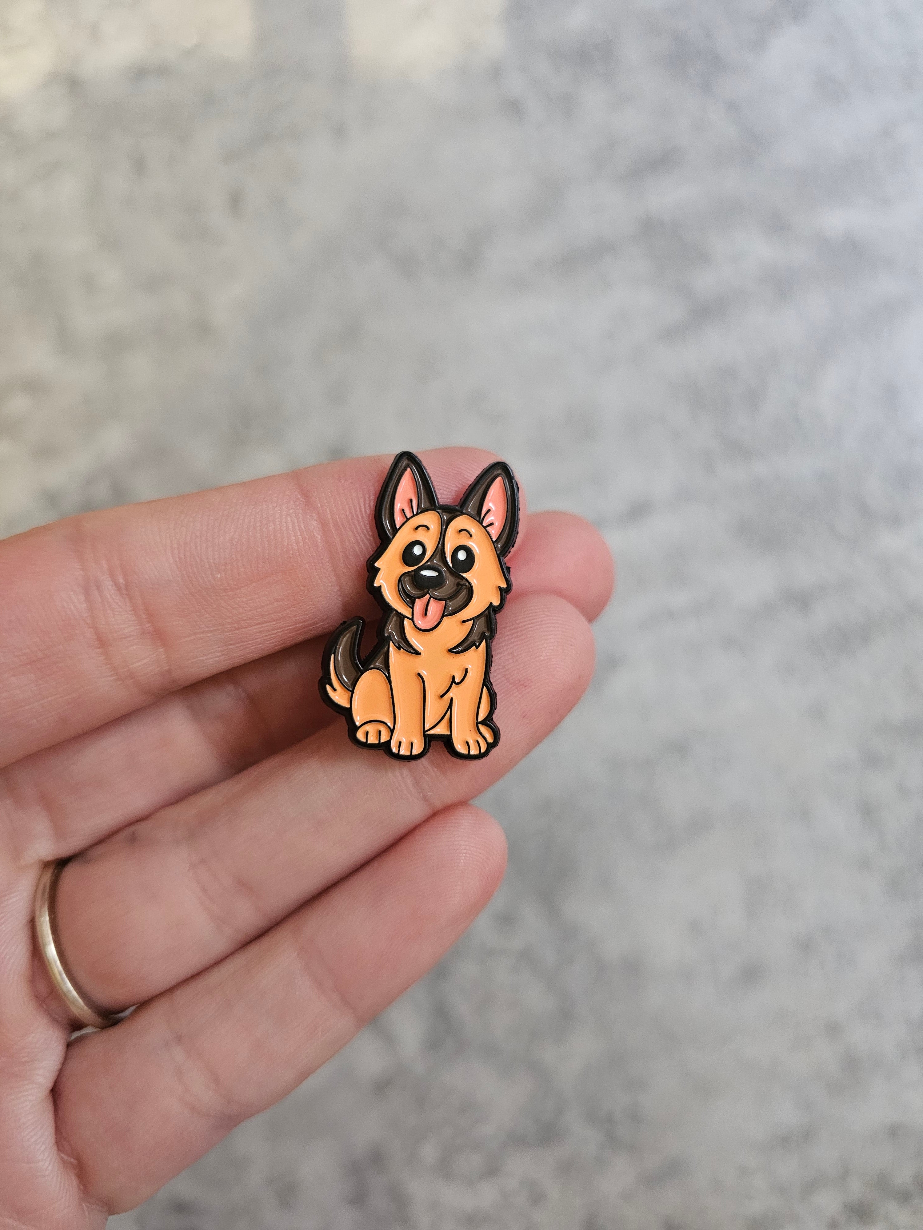 German shepherd dog Pin Badge, dog gifts , gift idea