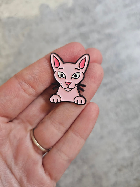 Sphynx Cat Pin Badge, cat gifts , gift idea