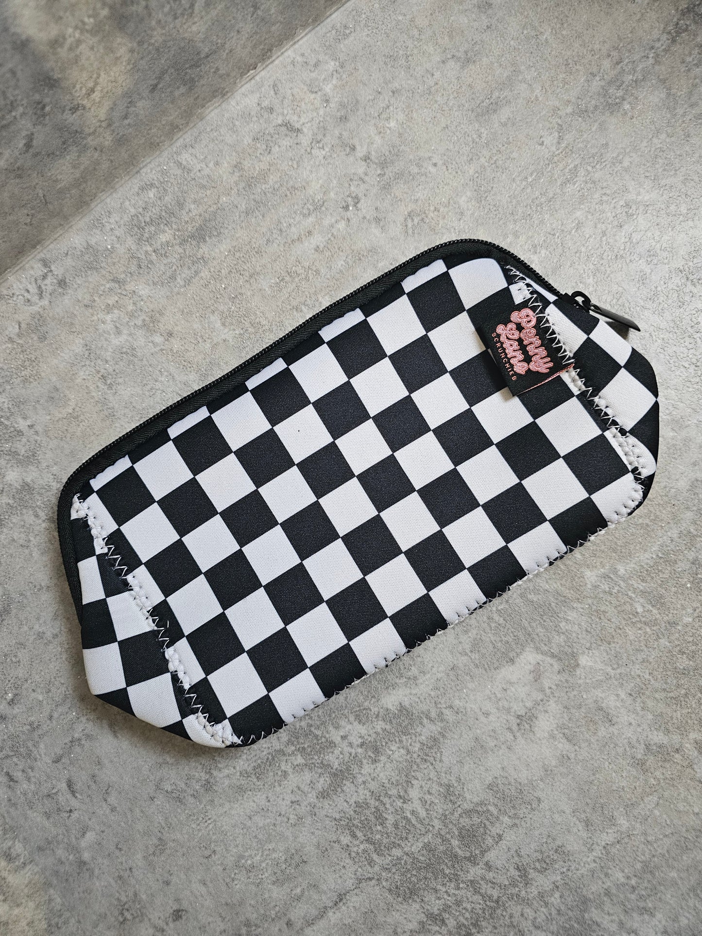 Zip Pouch, Travel Bag, New in PLS neoprene makeup bags