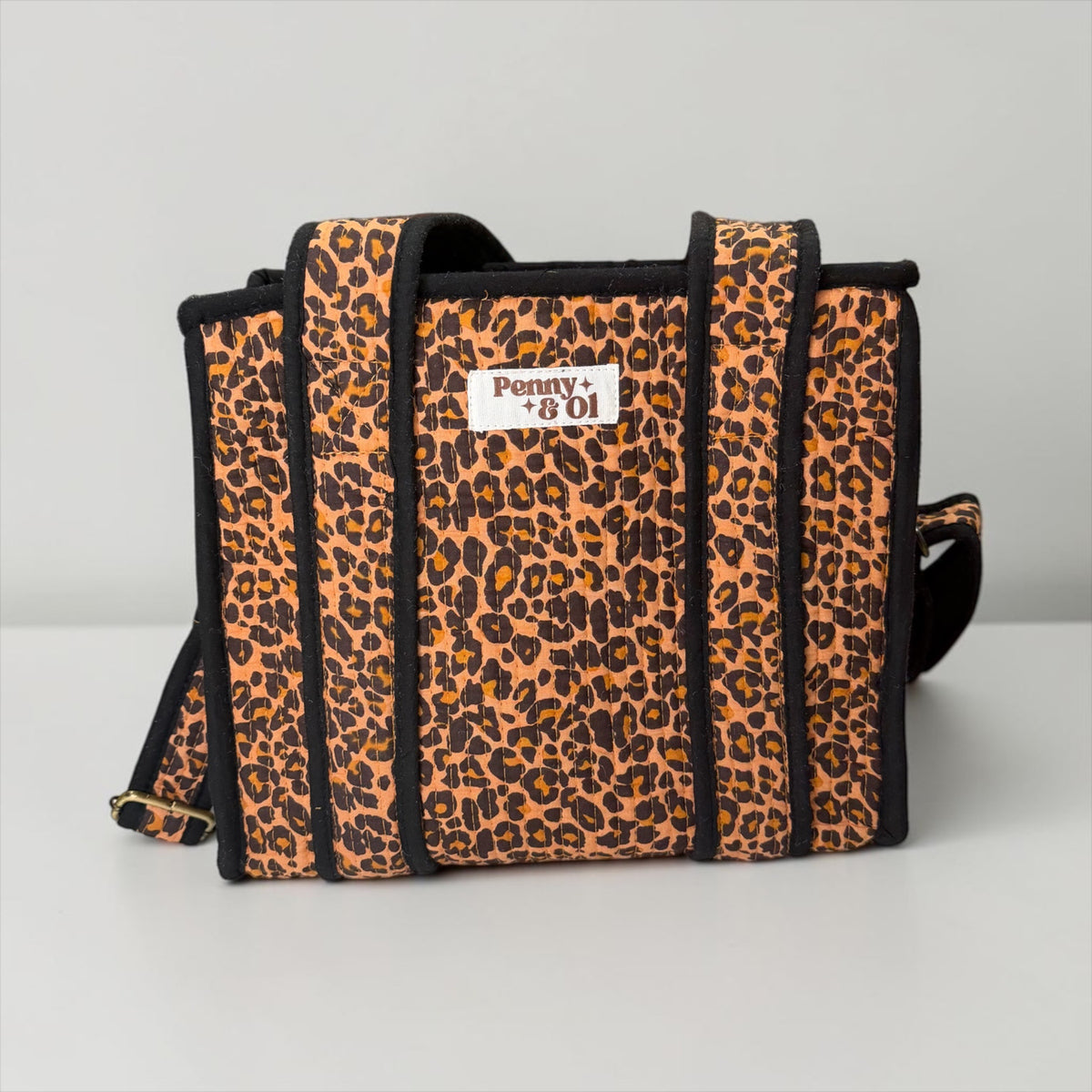 Black Leopard MINI Tote Bag - Penny & Ol