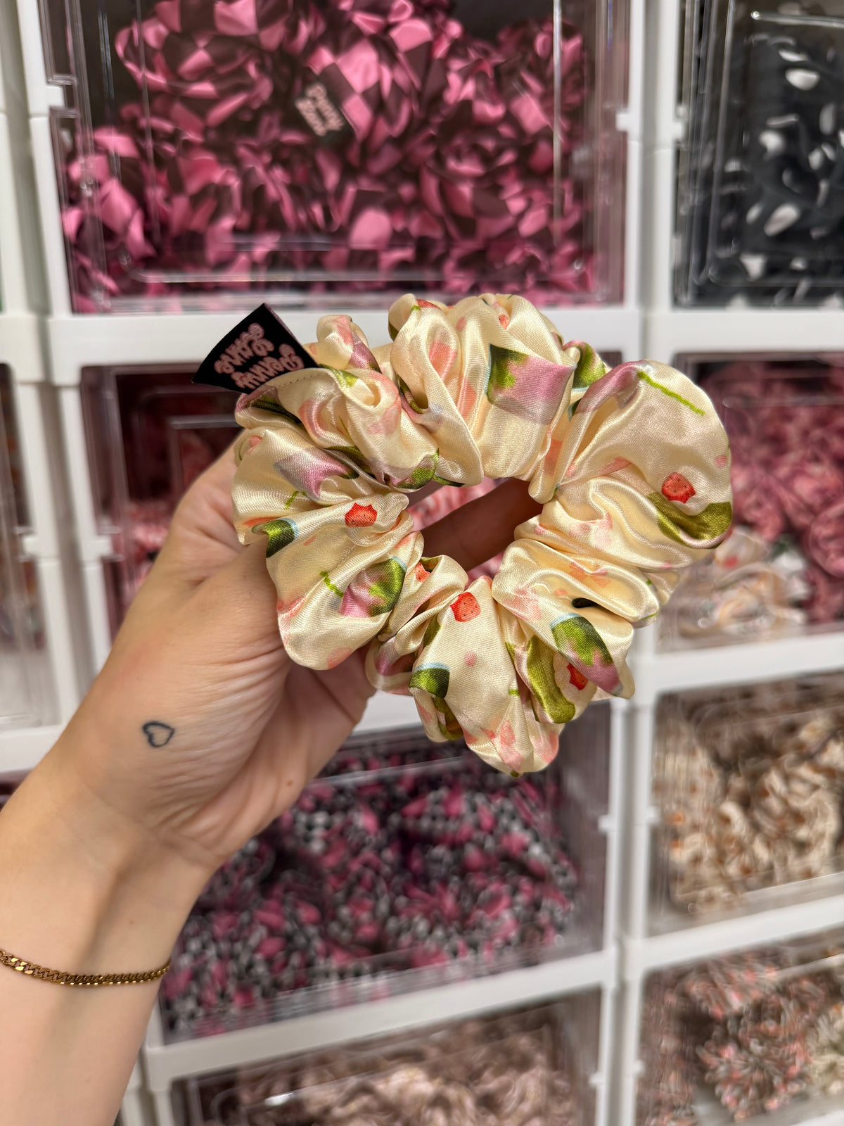 Matcha made in heaven MIDI Satin Hair Scrunchie