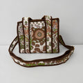 Brown Patchwork MINI Tote Bag - Penny & Ol