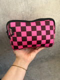 Zip Pouch, Travel Bag, New in PLS neoprene makeup bags