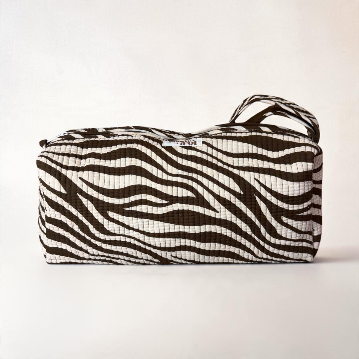 Brown Zebra hair tool bags