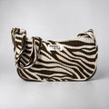 Brown Zebra Mini SHOULDER bag, cross body bag