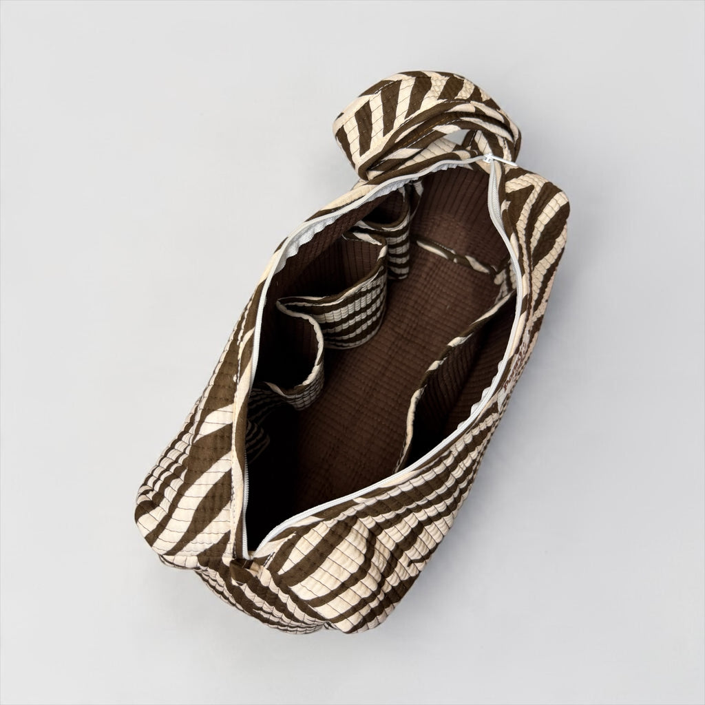 Brown Zebra hair tool bags